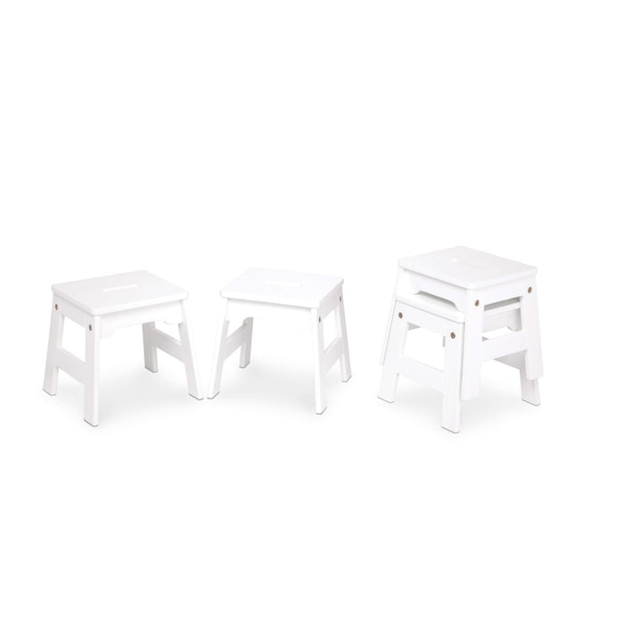 Wooden Stools – Set of 4 V8