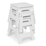Wooden Stools – Set of 4 V8