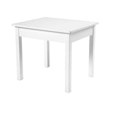 Wooden Table & Chairs - White F9