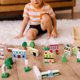 Wooden Town Play Set D5