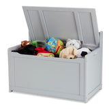 Wooden Toy Chest (Gray) A5