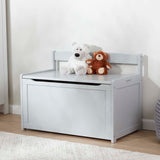 Wooden Toy Chest (Gray) A5