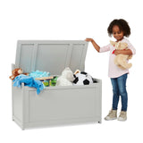Wooden Toy Chest (Gray) A5