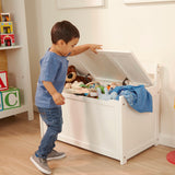Wooden Toy Chest (White) T0