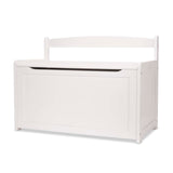 Wooden Toy Chest (White) T0