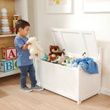 Wooden Toy Chest (White) T0