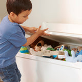 Wooden Toy Chest (White) T0