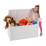 Wooden Toy Chest (White) T0