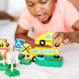 Wooden Vehicles and Traffic Signs J2
