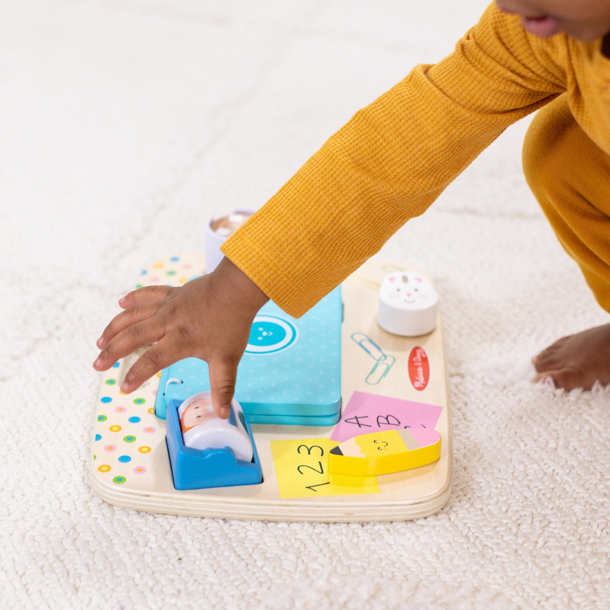 Wooden Work & Play Desktop Activity Board S9