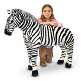Zebra Lifelike Plush Stuffed Animal F8