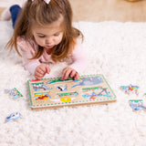 Zoo Animals Sound Puzzle - 8 Pieces I4