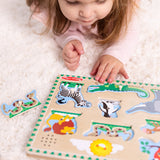 Zoo Animals Sound Puzzle - 8 Pieces I4