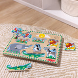 Zoo Animals Sound Puzzle - 8 Pieces I4
